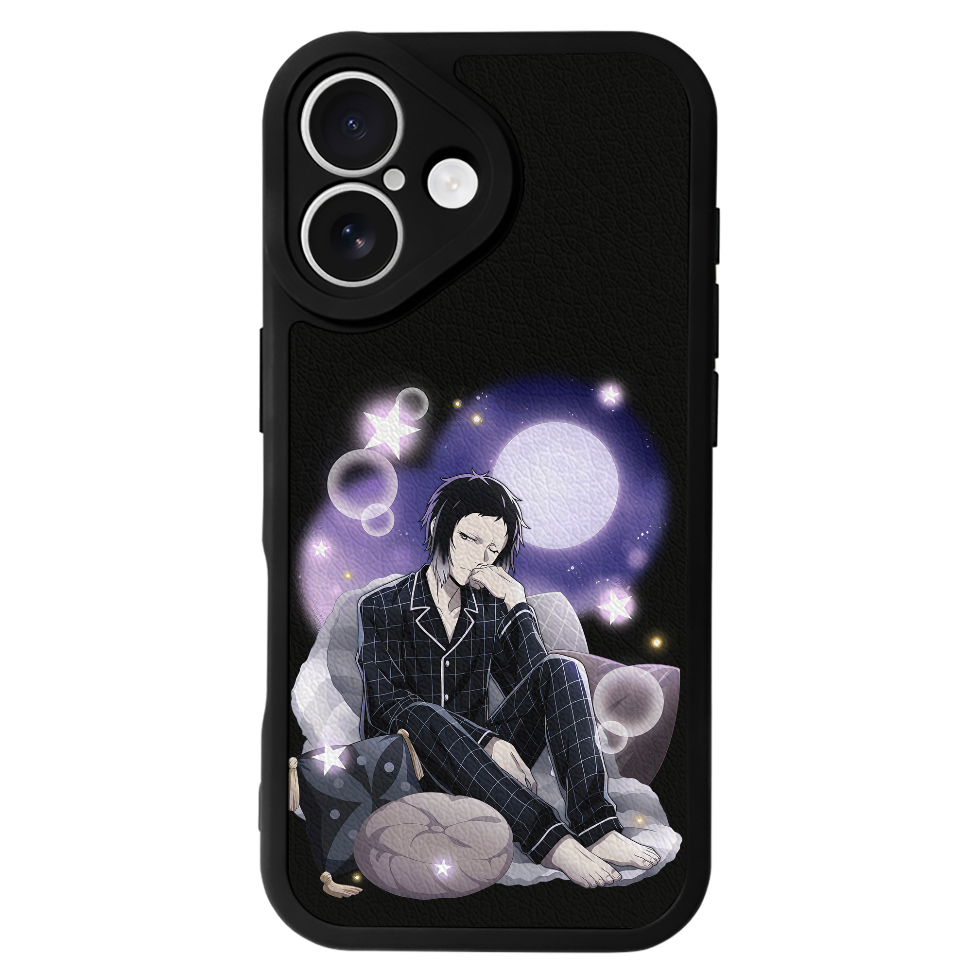 （画像用） 文豪ストレイドッグス Bungo Stray Dogs 【iPhone 16シリーズ対応】シリコンスマホケース（レザー調） 材質：シリコン